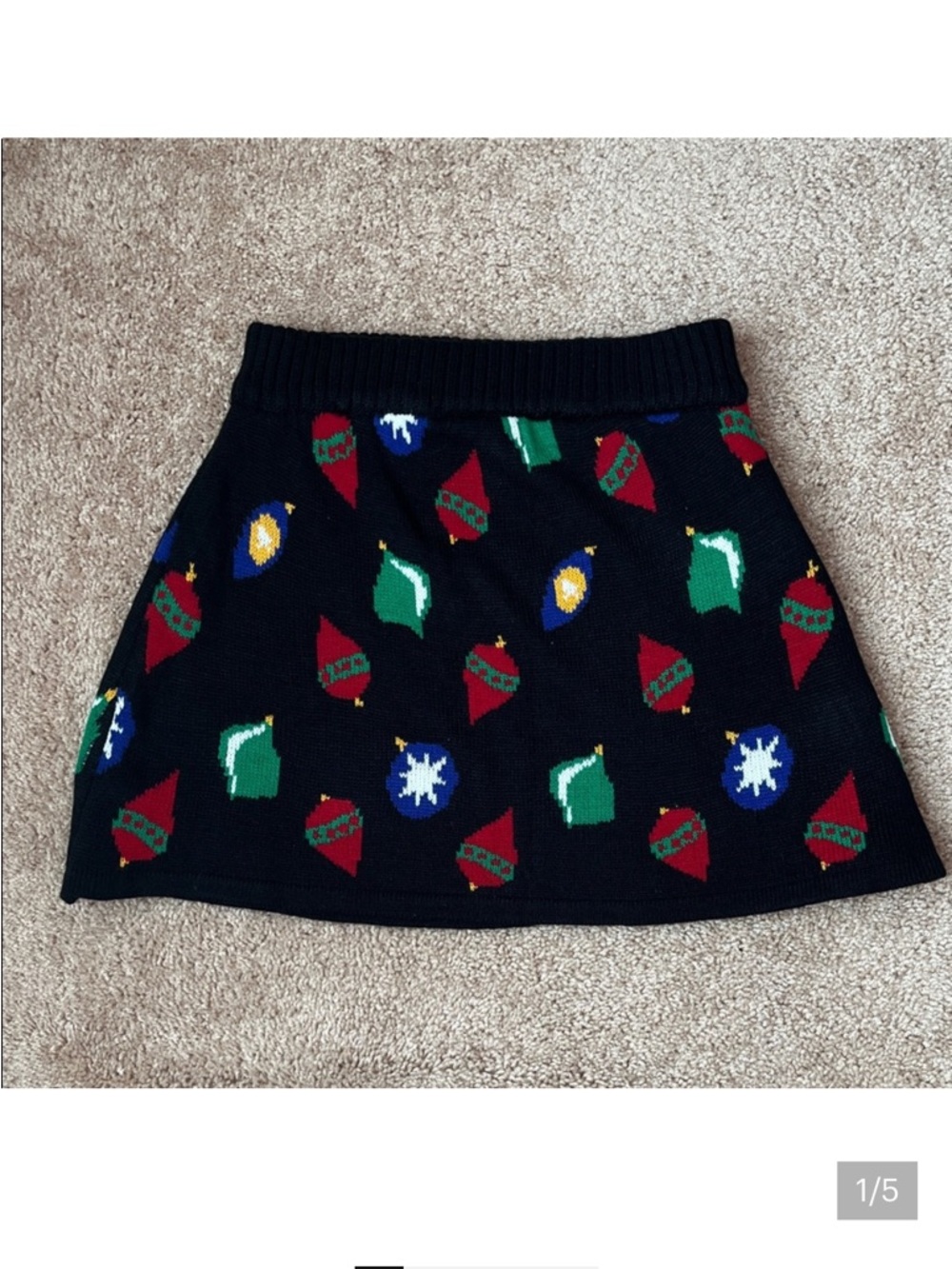 Xhilaration Ornament Knit Skirt